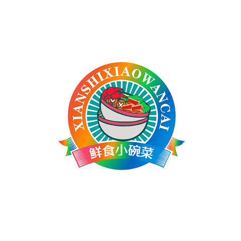 鲜食小碗菜logo设计