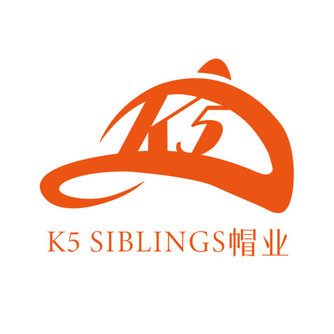 K5棒球帽logo设计