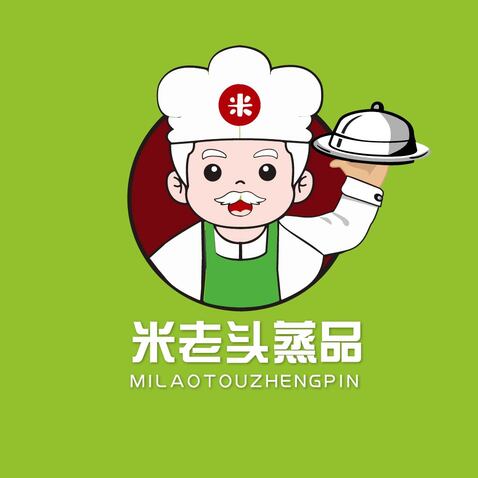 米老头蒸品logo设计