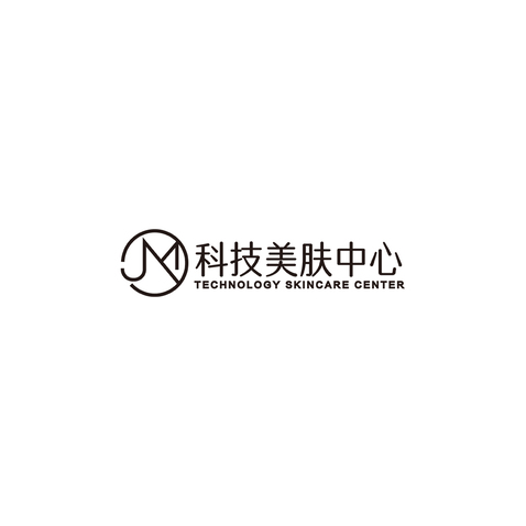 美肤科技中心logo设计