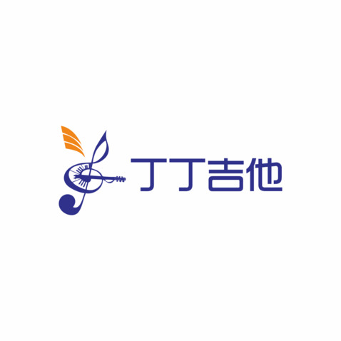 丁丁吉他logo设计