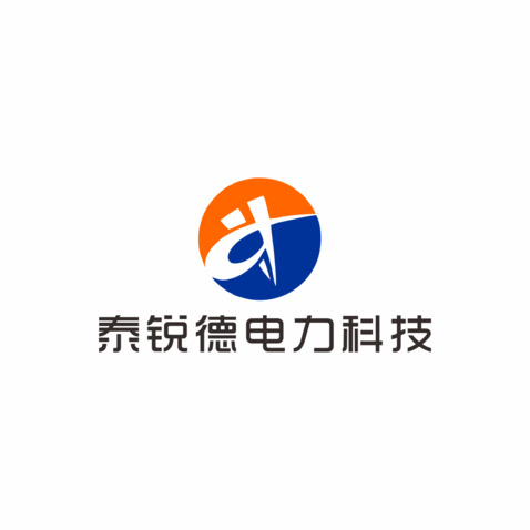 泰锐德电力科技logo设计