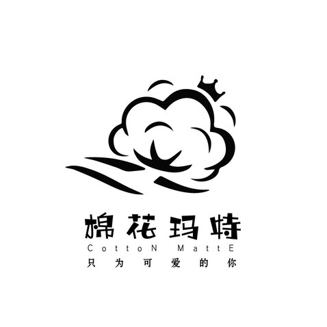 棉花玛特logo设计