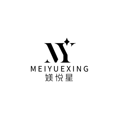 媄悦星logo设计