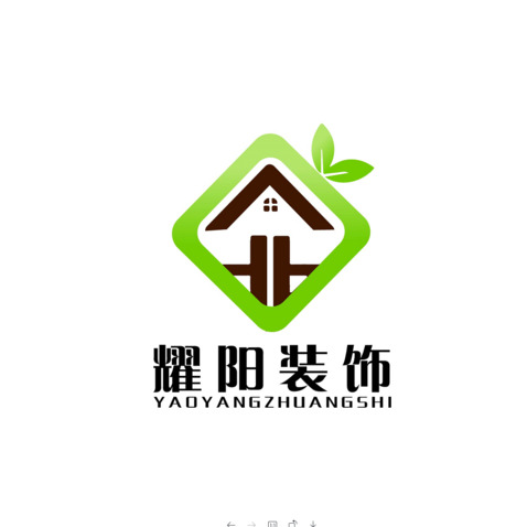 耀阳装饰logo设计