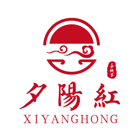 夕阳红logo设计