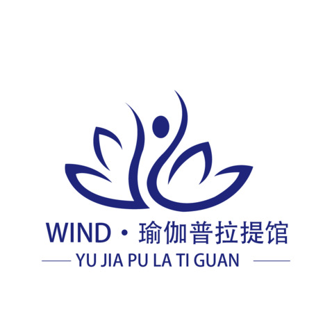 WIND瑜伽普拉提logo设计