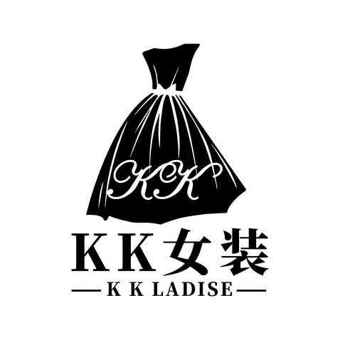 KK女裝logo設計