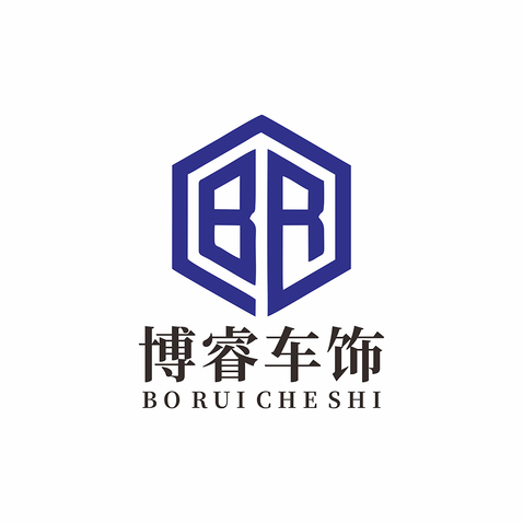 博睿车饰logo设计