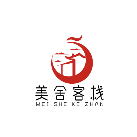 美舍客栈logo设计