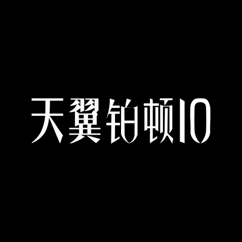 天翼铂顿10logo设计