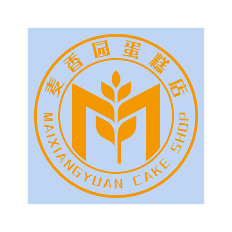 麦香园蛋糕店logo设计