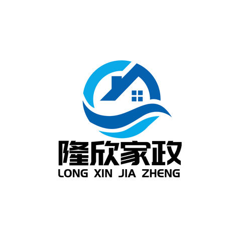 隆欣家政logo设计