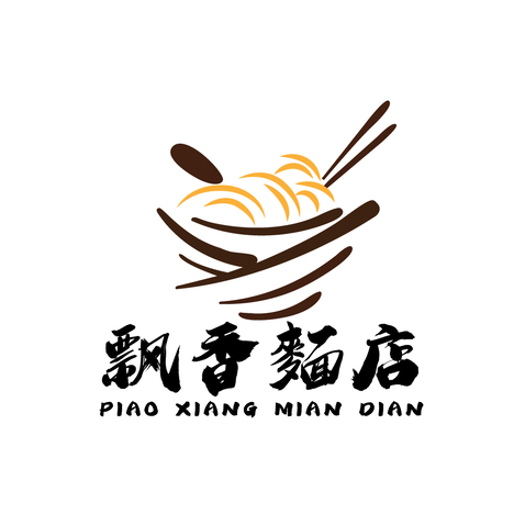 飘香麵店logo设计