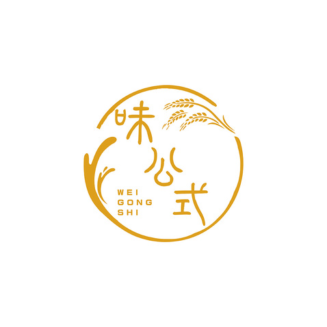 味公式 粮油米面logo设计