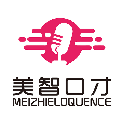 美智口才logo设计