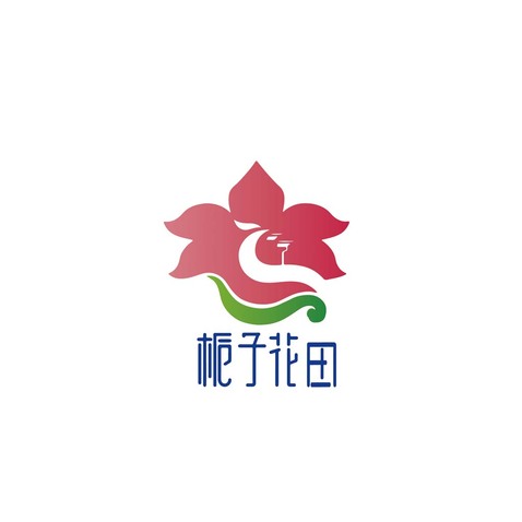 栀子花田logo设计