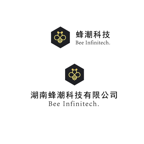 蜂潮科技logo设计