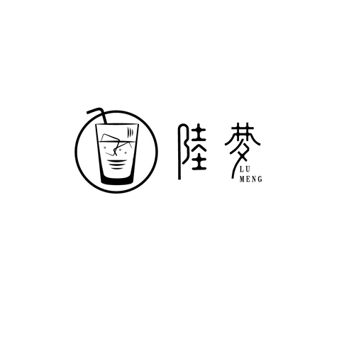 陆梦logo设计