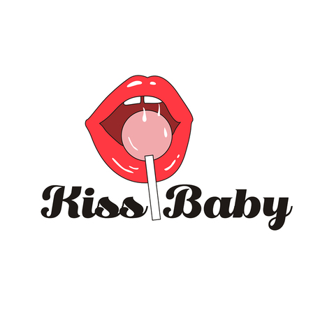 kiss babylogo设计