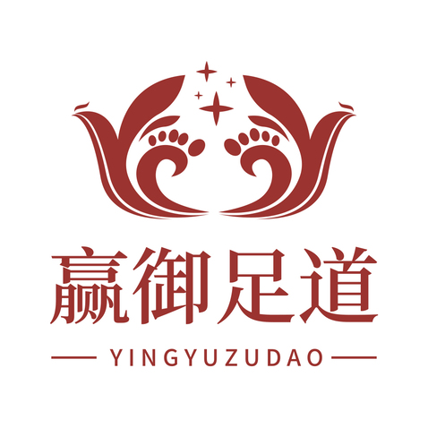 赢御足道logo设计