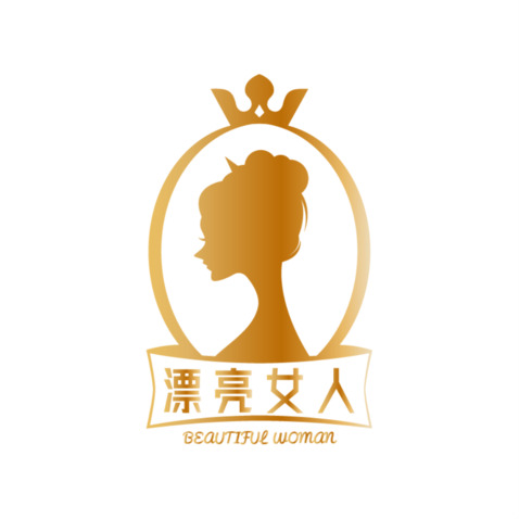 漂亮女人logo设计