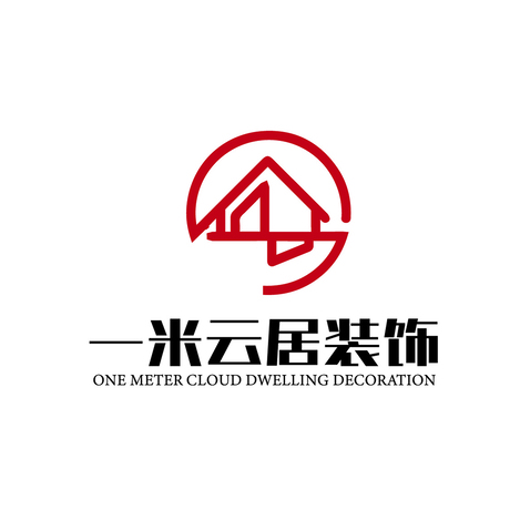 一米云居装饰logo设计