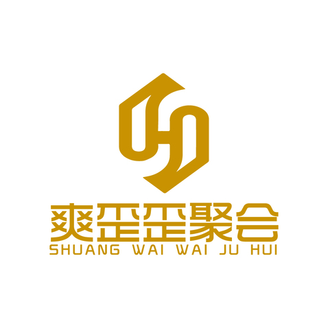 爽歪歪聚会logo设计