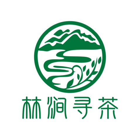 林涧寻茶logo设计