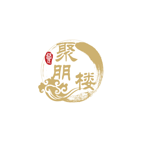 聚朋楼logo设计