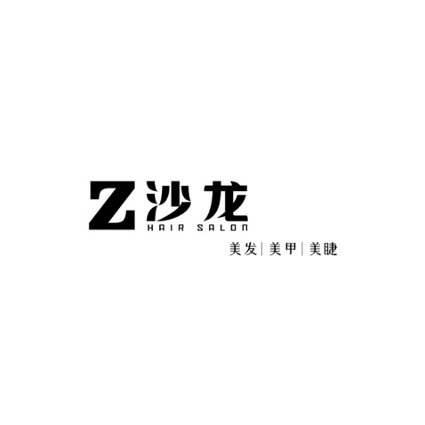 Z沙龙美发店logo设计