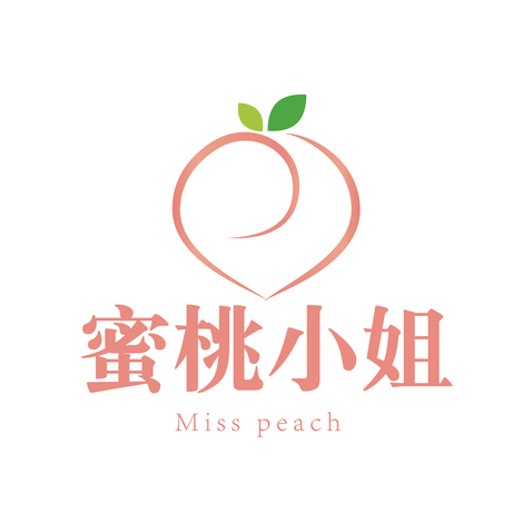 蜜桃小姐logo设计