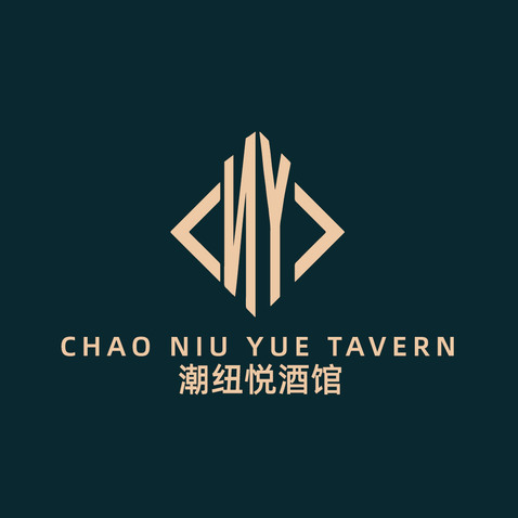 潮纽约酒馆logo设计