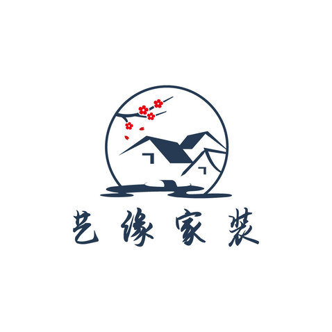 艺缘家装logo设计