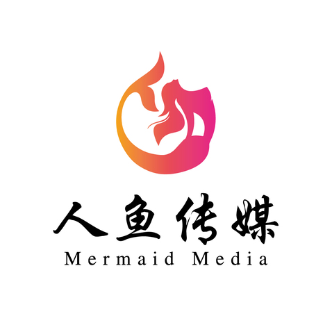 人鱼传媒logo设计