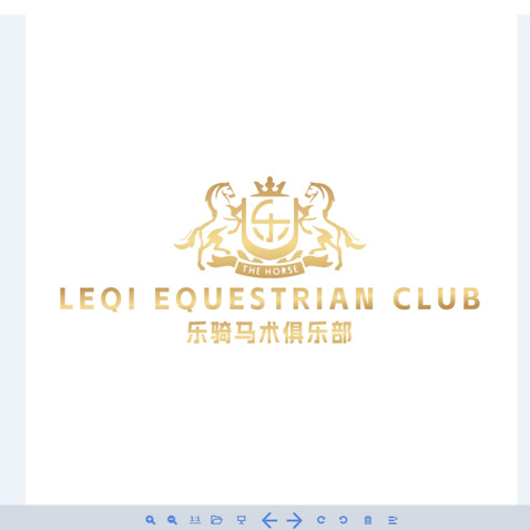 樂騎馬術俱樂部logo設計