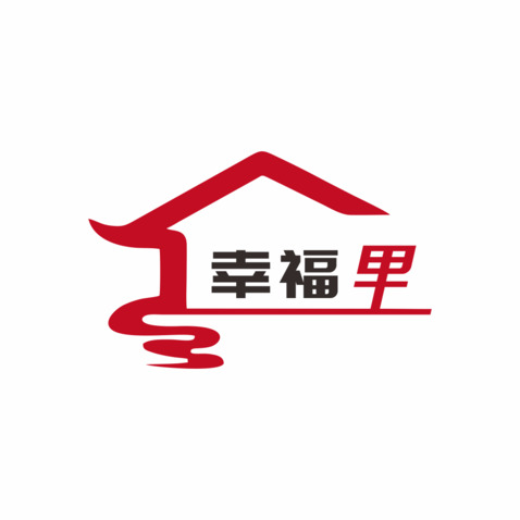 幸福里logo设计