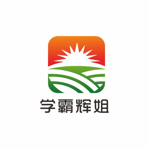 学霸辉姐logo设计