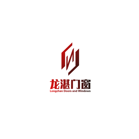 龙湛门窗logo设计