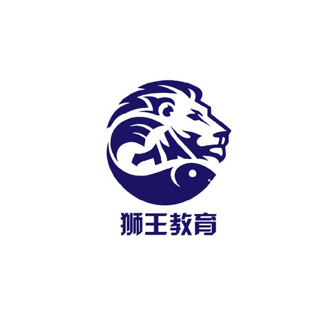 狮王教育logo设计