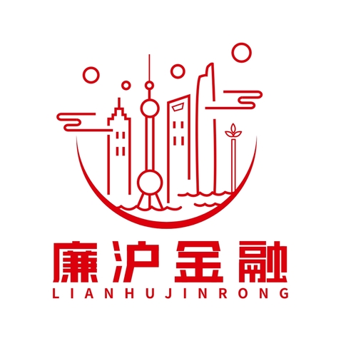 廉沪金融logo设计