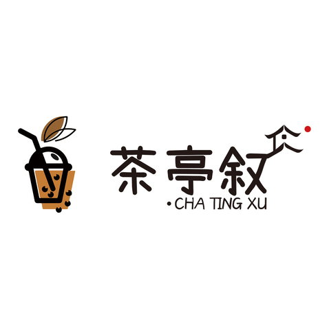 茶亭叙logo设计