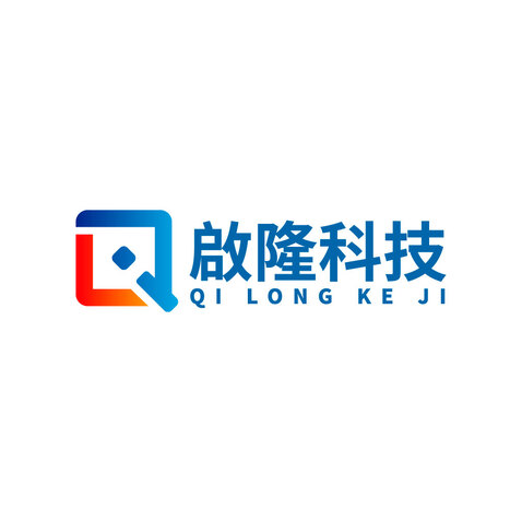 啟隆科技logo设计