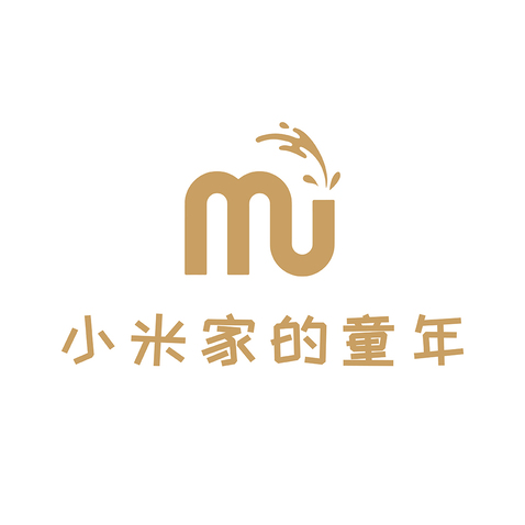 小米家的童年logo设计