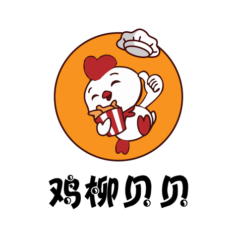 鸡柳贝贝logo设计