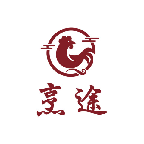 烹途白条鸡logo设计