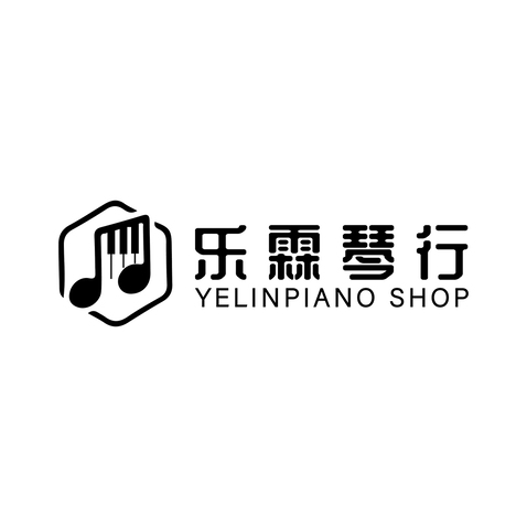 乐霖琴行logo设计