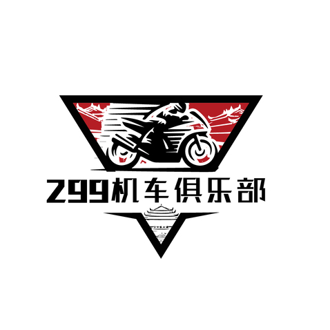 299机车俱乐部logo设计