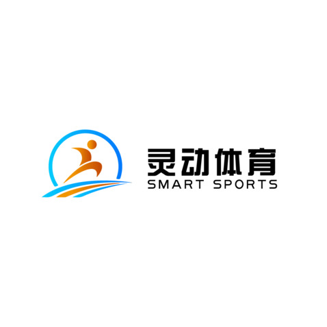 靈動體育logo設計