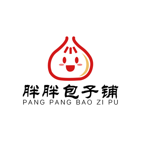 胖胖包子铺logo设计